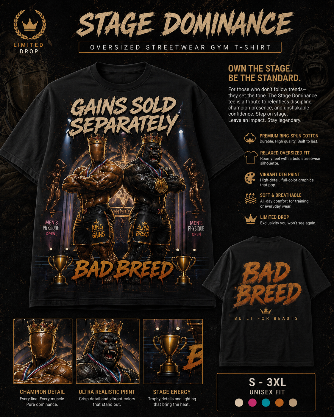 GSS × Bad Breed NPC Grand Prix 2026 Tee (Limited Edition)