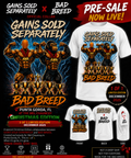 Mel Chauncey Christmas Edition 2025 shirt. Gains Sold Separately x Bad Breed Christmas Edition 2025 Limited Tee